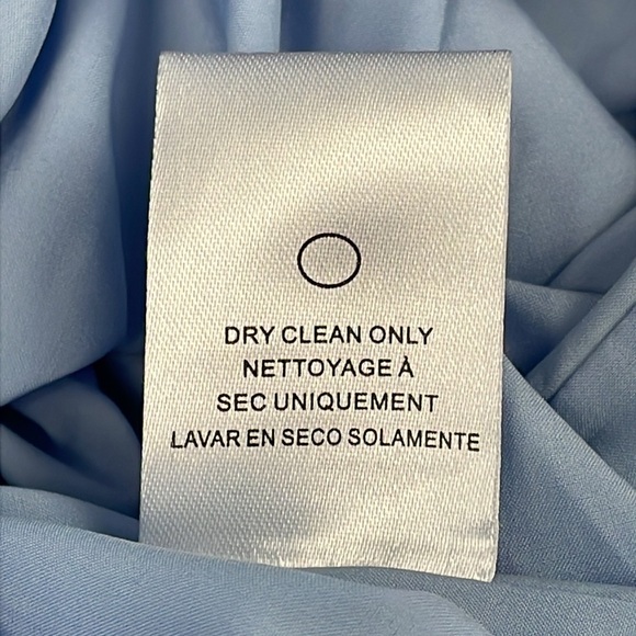 New Sachin & Babi Pryce Crystal Strap Detail Vertical Stretch Mikado Column Gown - Picture 14 of 16